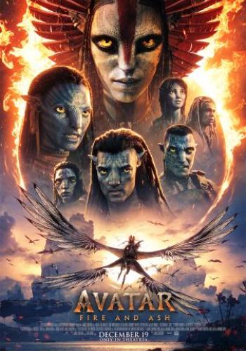 Affiche du film Avatar : De feu et de cendres